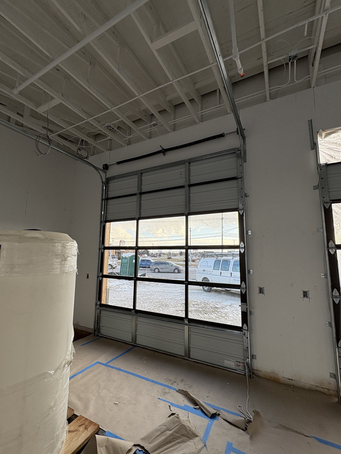 New commercial garage door installation done by Altech Doors.
