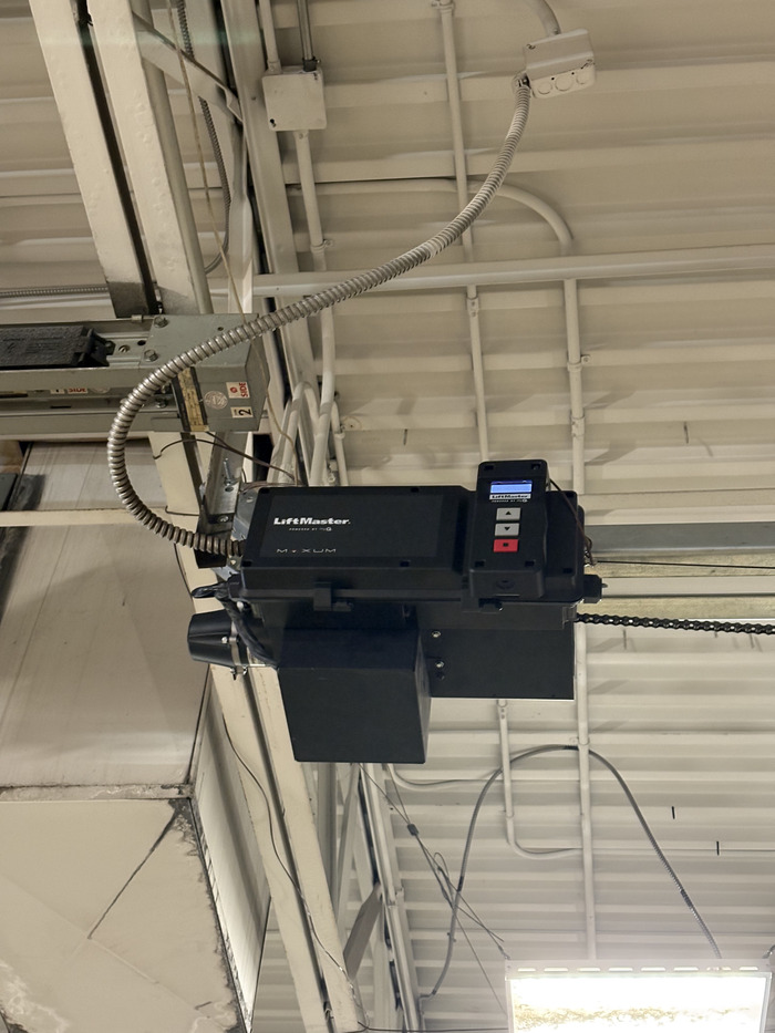 New commercial garage door operator installation done by Altech Doors.