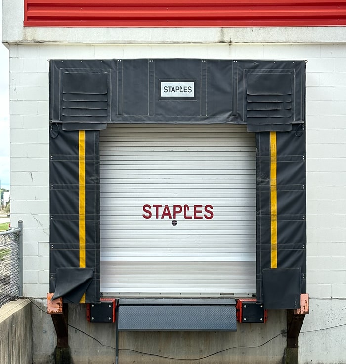 Loading Dock Shelter and Bumper installation done by Altech Doors.