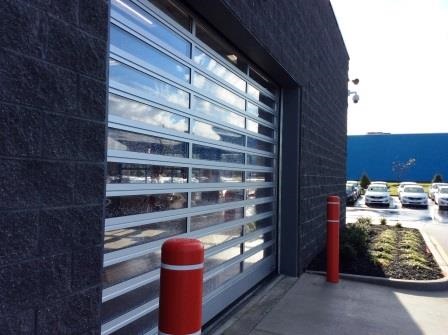 High speed door installation done by Altech Doors.